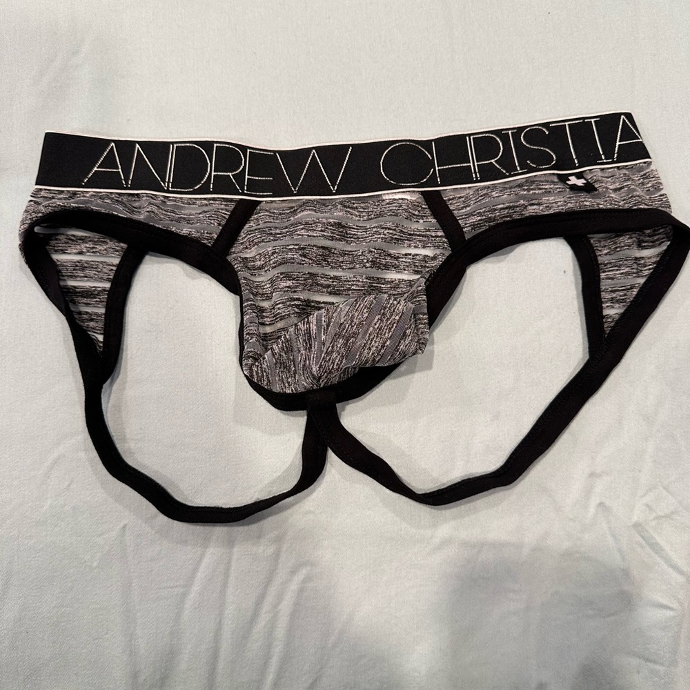 Andrew Christian striped brief jockstrap